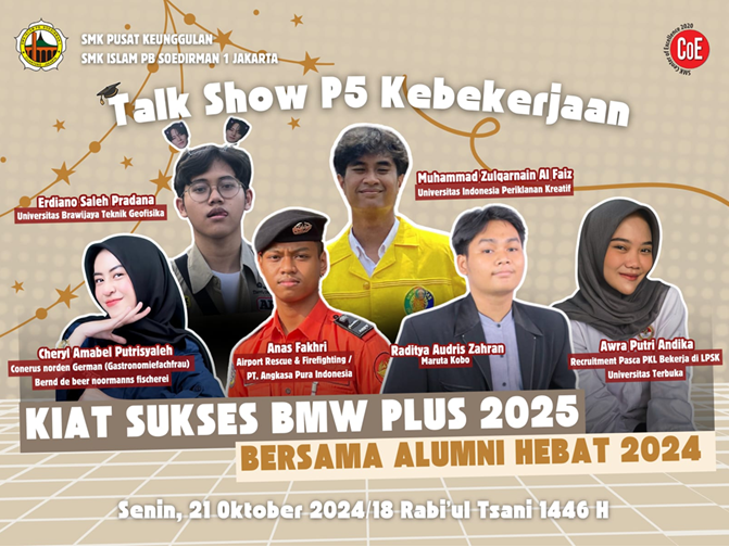 Talk Show Bersama Alumni Hebat 2024. Kiat Sukses BMW Plus 2025